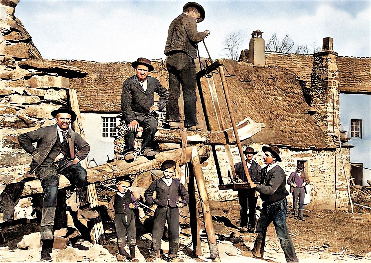 Scieurs de long vers1900
